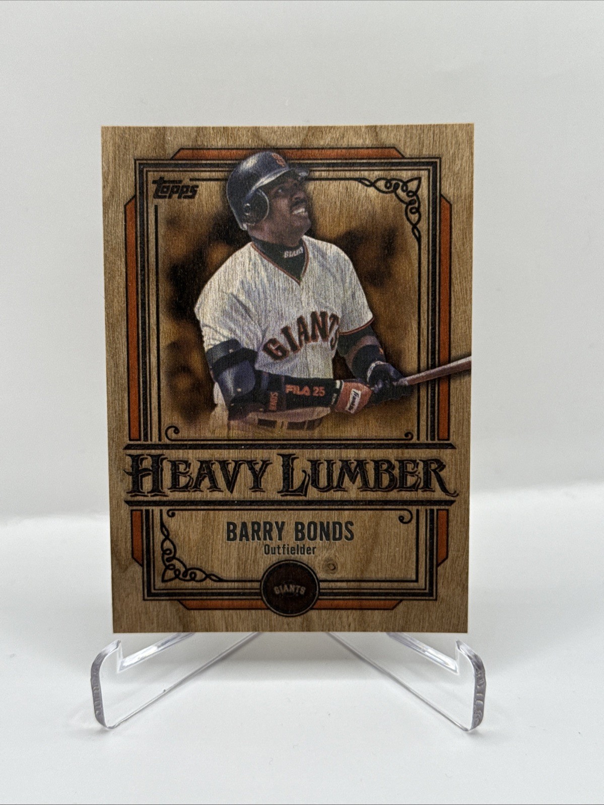 2025 Topps Series One #HL-16 - "Heavy Lumber" Case Hit SSP- Barry Bonds - Giants