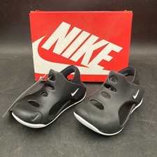Kid's Nike Sunray Protect 3 Black Sandals DH9465-001 Size 7C NEW