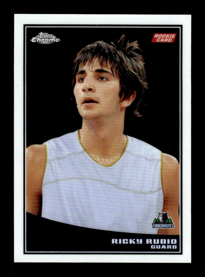 2009-10 Topps #97 Ricky Rubio Chrome #/999