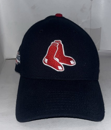 New Era 39THIRTY Boston Red Sox Logo Navy Blue Flex Fit Hat 2016 Postseason M-L - Bild 2 von 7