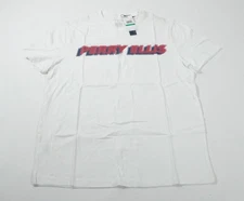 Perry Ellis White Graphic T-shirt Men's Size M
