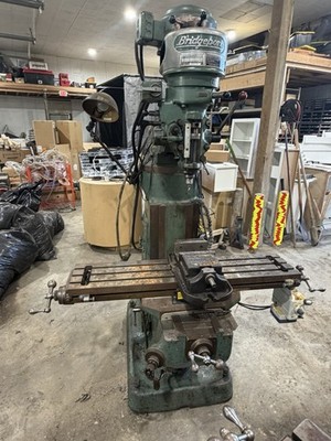Vintage Bridgeport Milling Machine! Runs Great! Cool Machine!
