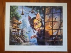 Mask of the pouncing lynx SIGN art print sam yang pathfinder flesh and blood TCG