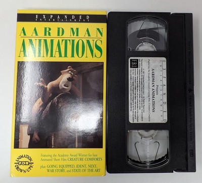VHS: Aardman Animations: Nick Park claymation cartoon rare