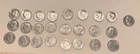 Lot of 25 Kennedy Half Dollars – 1776–1976 Bicentennial Issue - Circulated