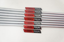 Uncut KBS Tour C-Taper Satin 130 X-Stiff 4-PW Shaft Set PULLS 37.5"-40" .355T