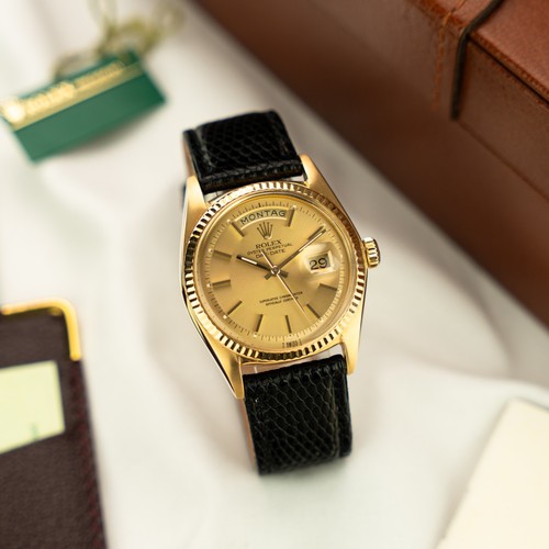 Rolex Day-Date 1803 "Piepan" Vintage 18k - Box - Bild 2 von 19