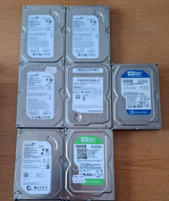 7 Diverse S-ATA HDDs von Tower