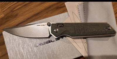 REAL STEEL Sacra green Micarta 
