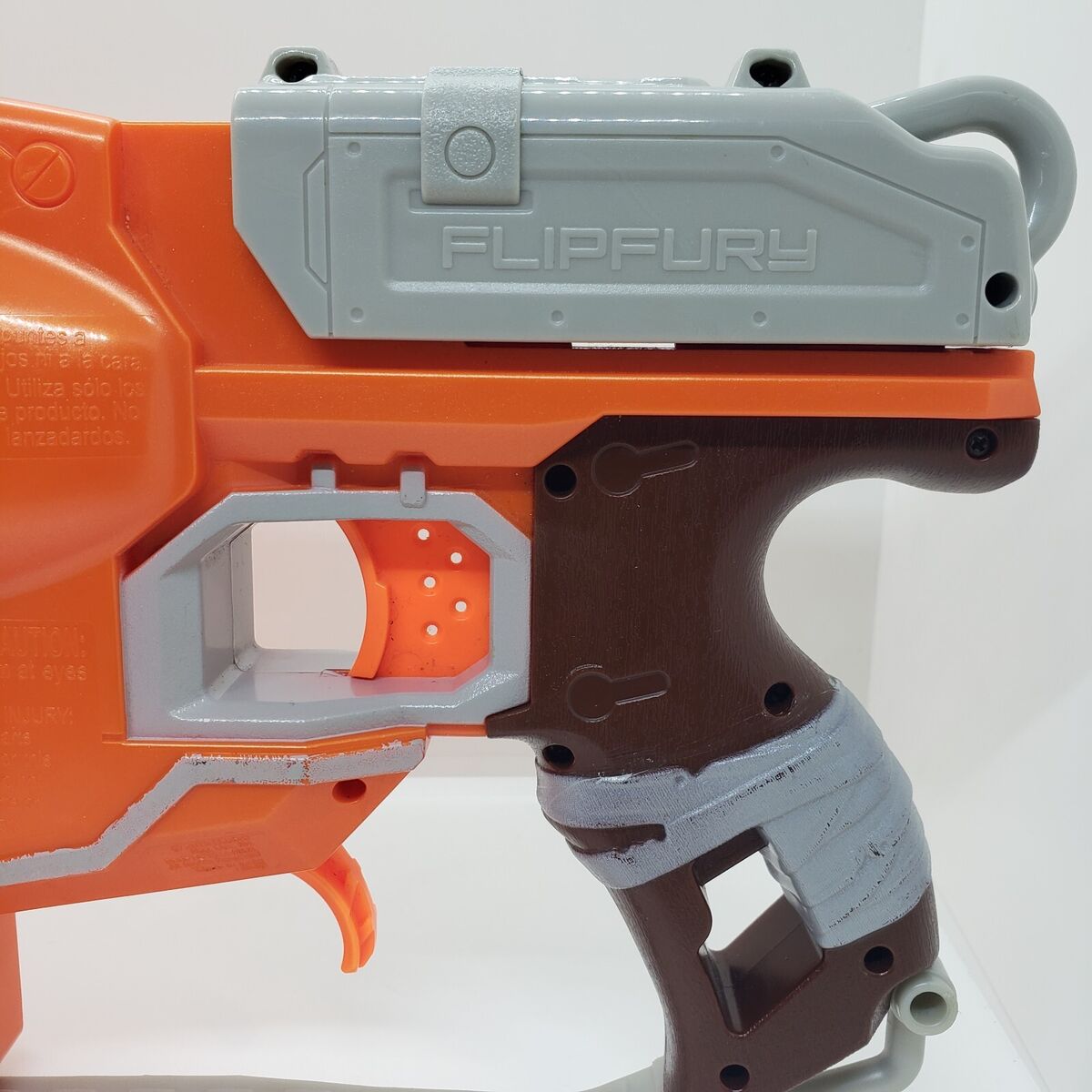 Nerf Zombie Strike FlipFury Blaster with 12 Nerf Zombie Strike Darts 