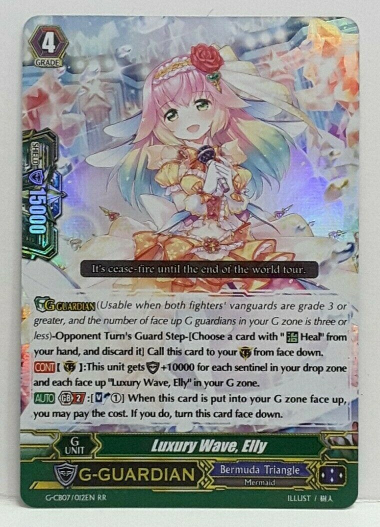 Bushiroad Cardfight Vanguard Luxury Wave, Elly G-CB07/012EN RR