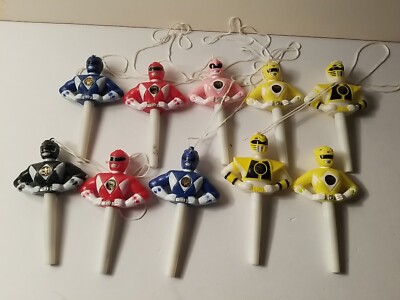 1995 Mighty Morphin Power Rangers Ink Pens Saban Lot Of 10 (Dry Ink] | eBay