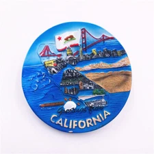 California Fridge Magnet America Souvenir USA Home Decor Refrigerator Sticker
