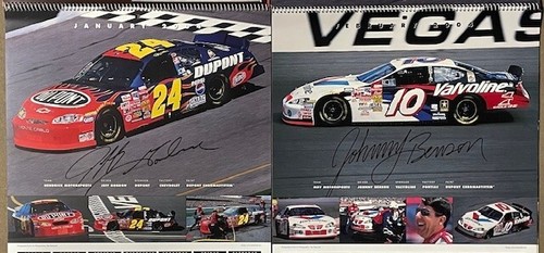 1998-2024 Jeff Gordon NASCAR Calendar 14" x 22" DuPont Axalta Perform Coatings - Picture 161 of 202