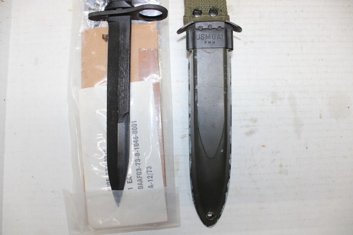 US Military Vietnam Era M7 IMPERIAL Knife UNOPENED packaged 12/73