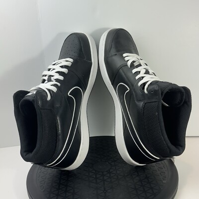 Nike Backboard II Mid Mens Size 12 487656-006 Black Basketball Shoes | eBay