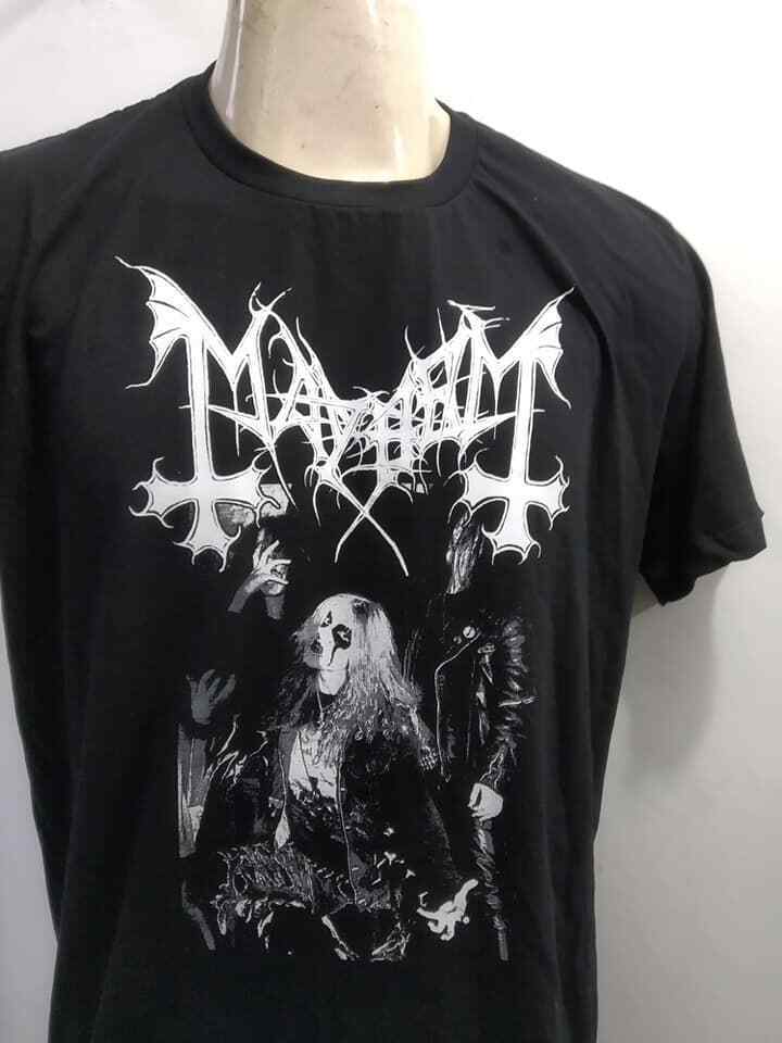 MAYHEM - Dead Euronymous SHIRT Bathory Sarcofago Morbid DARKTHRONE Varg