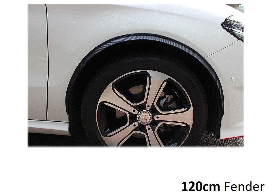 For 2x Wheel arch CARBON opt side skirts 120cm for Renault 19 II Cabriolet D53