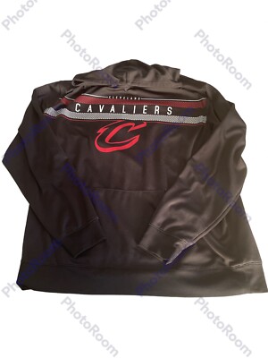 Preowned NBA Unless Cleveland Cavaliers sweater with hoodie size XL R4