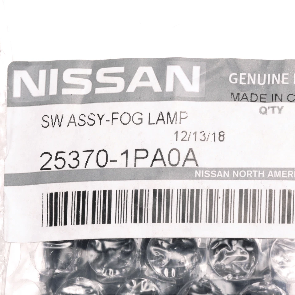 NOVO OEM Nissan interruptor de luz de lâmpada de neblina 12-20 NV1500 NV2500 NV3500 e 17-21 Titan XD - Imagem 4 de 4
