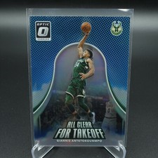 2017-18 PANINI DONRUSS OPTIC GIANNIS ANTETOKOUNMPO ALL CLEAR FOR TAKEOFF HOLO