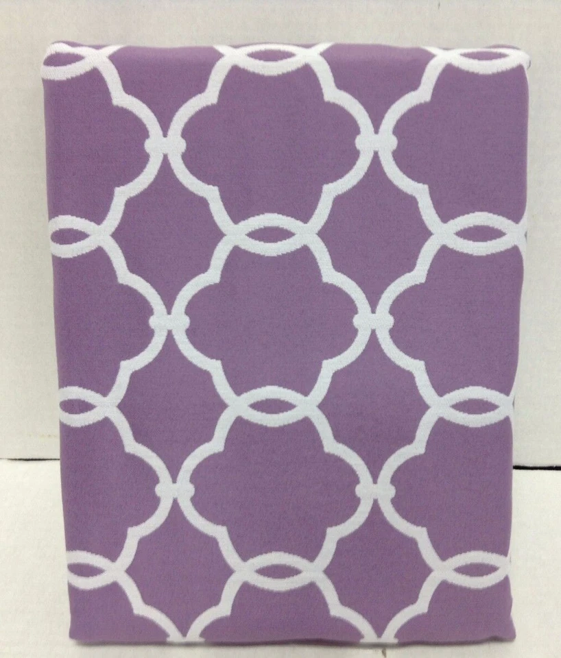 Cortinas forradas Pottery Barn Kids Abigail ciruela lavanda paneles 63 apagón Foto 3 de 4