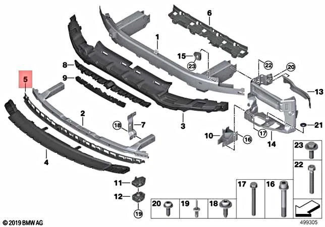 Genuine BMW G14 G15 M850iX Convertible Coupe Support Bottom 