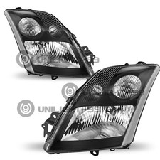 For 2007 2008 2009 Nissan Sentra Black Headlights Assembly Headlamps Leftright