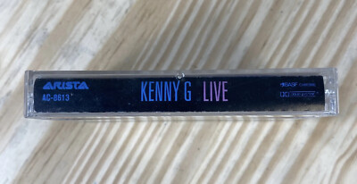 Kenny G Live Cassette Tape 1989 Saxophone Musician Classic Easy