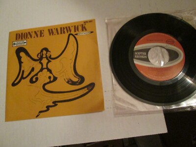 DIONNE WARWICK RARE MEXICO EP NM EPI-121 45 + PS NEVER FALL IN LOVE AGAIN +3 NM