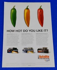 2006 AUTOLITE SPARK PLUGS PROUD SPONSOR OF NASCAR ORIGINAL COLOR PRINT AD - FORD