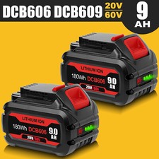 FOR DEWALT DCB609-2 20V/60V MAX FLEXVOLT 9.6AH Lithium-Ion Battery / Charger New