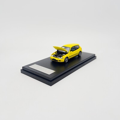 LCD Models 1:64 - Honda Civic EG6 Yellow - Diecast Model | eBay