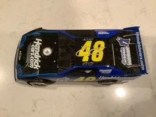 JIMMIE JOHNSON AUTOGRAPHED 2008 HENDRICK CARS.COM DIRT TRACK DIECAST & CARD
