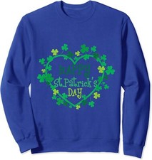 Happy St. Patrick's Day Funny Saint Patrick Irish Unisex Crewneck Sweatshirt