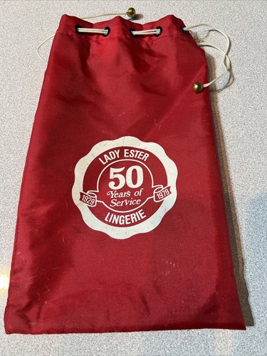 First Eastern Bank Bag "Lady Ester Lingerie " 1929 - 1979 50 Years of Service