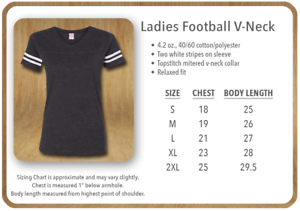 Lat T Shirts Size Chart