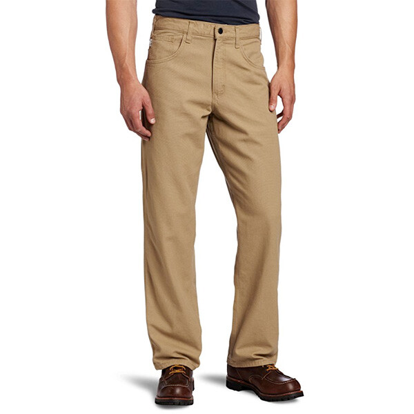 CARHARTT MEN'S 40 X 30 FR MIDWEIGHT CANVAS JEAN LOOSE FIT GOLDEN KHAKI FRB159!