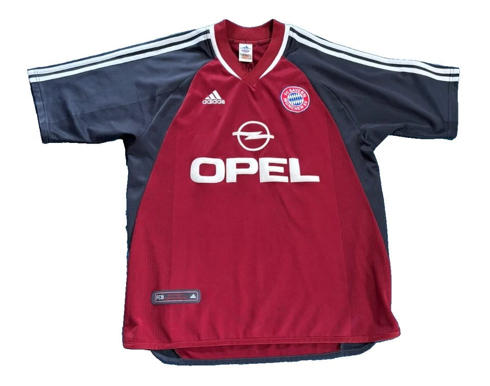 FC Bayern München Trikot Effenberg 2001/02 Gr. M Adidas Opel - Bild 2 von 4