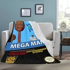 Vintage Style Retro Mega Man NES Box Nintendo Ultra-Soft Micro Fleece Blanket