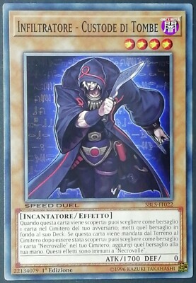 INFILTRATOR GRABWÄCHTER Common in Italian SPEED DUEL SBLS-IT022 YUGIOH