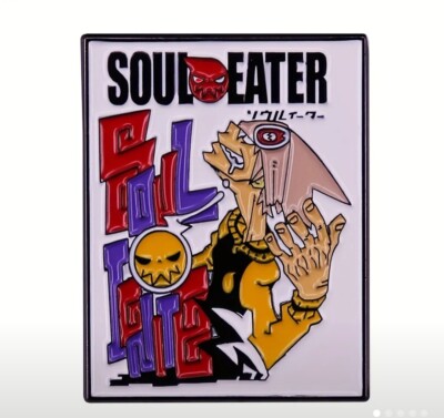 Soul Eater cover enamel pin - Free AU Post - AU Stock