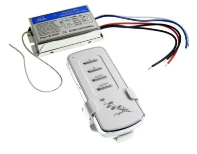 ACTII 2 Kanal Wireless Lichtschalter Funkschalter Wandschalter Fernbedienung Sleep Fun