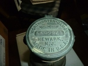 Vintage Steam Pumk Worthington-Gamon 5/8 Vintage Watch Dog Water Meter