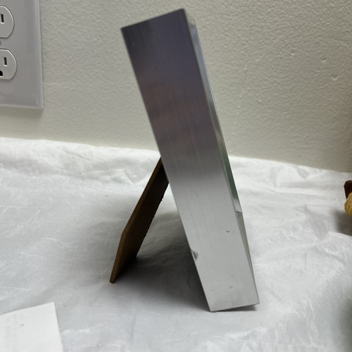Brushed Aluminum Picture Frame 3 1/4 x 5 1/4 - Picture 2 of 14