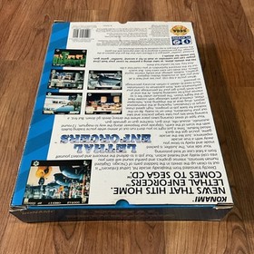 Lethal Enforcers Authentic Sega CD Box and Insert Tray & Freeze Card Only 