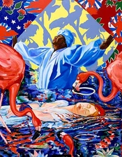 Ciro Quintana," Cachet y el arribo de mi paisaje  ",original limited edition