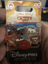 Disney Pin Cars Pixar Lightning McQueen And M...