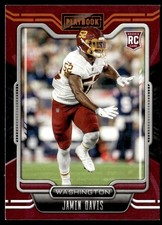 2021 Panini Playbook Jamin Davis Rookie Washington Football Team #147