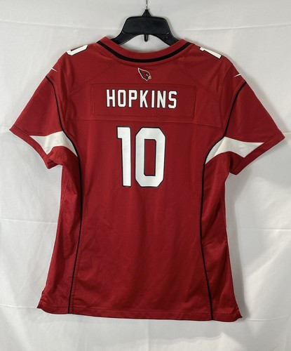 Nike Women's Red Arizona Cardinals DeAndre Hopkins 10 On-Field Jersey Size L - Picture 2 of 6